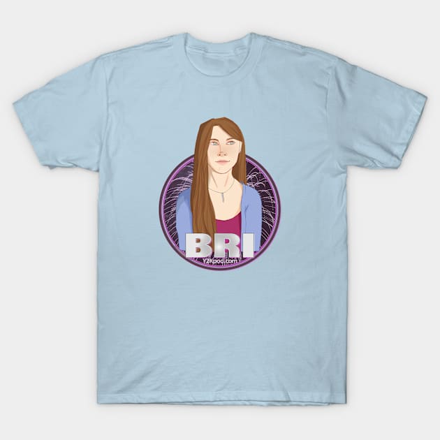 Y2K Audio Drama Podcast Character Design - Bri T-Shirt by y2kpod